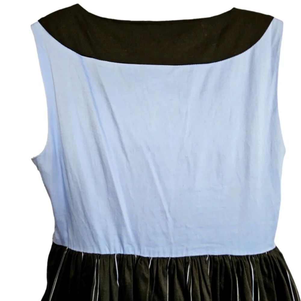 NWT Disneys Haunted Mansion Her Universe The Dress Shop Blue/Black Dress - Picture 8 of 16